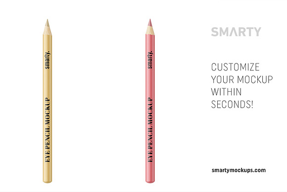 Metallic eye pencil mockup in Product Mockups - product preview 2
