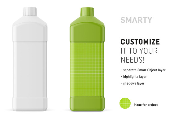 Chemical bottle mockup in Product Mockups - product preview 1