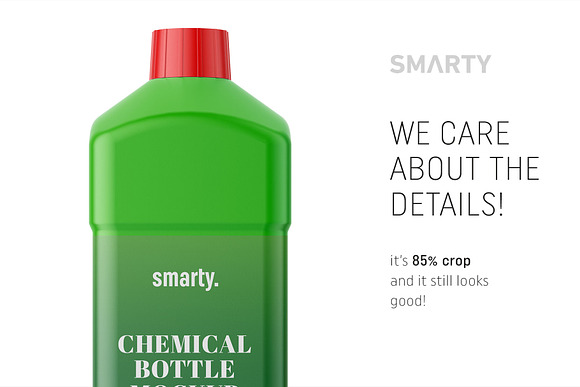Chemical bottle mockup in Product Mockups - product preview 3