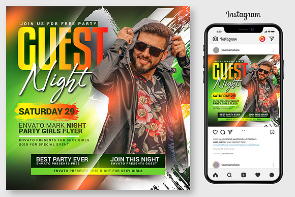 10 Sexy Party Flyers Bundle in Flyer Templates - product preview 2