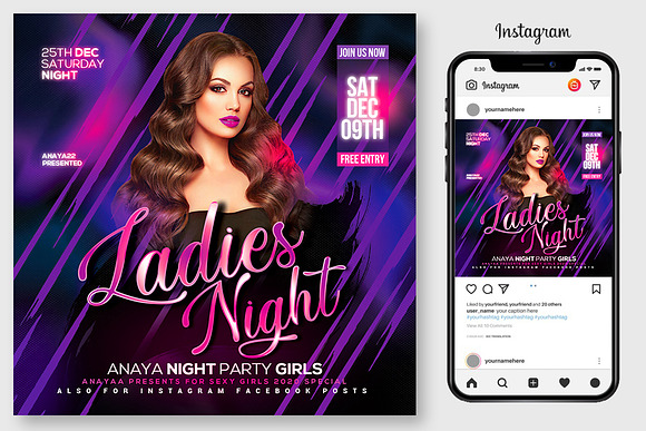 10 Sexy Party Flyers Bundle in Flyer Templates - product preview 6