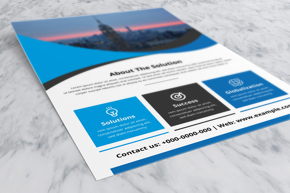 Corporate Flyer Template in Flyer Templates - product preview 1