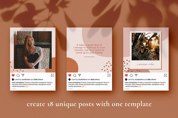 Octavia Instagram puzzle for Canva in Instagram Templates - product preview 4
