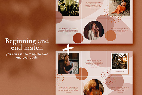Octavia Instagram puzzle for Canva in Instagram Templates - product preview 6