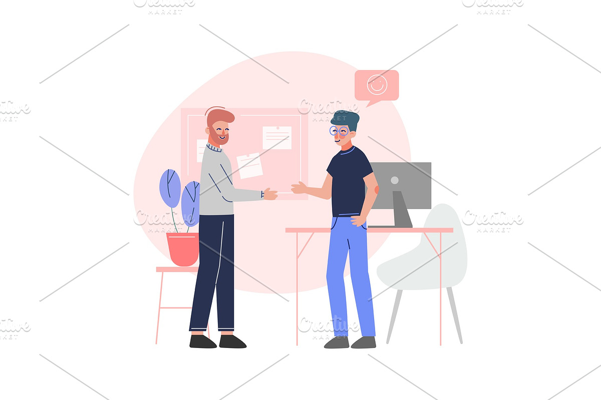 Business Meeting, Office Characters in Illustrations - product preview 8