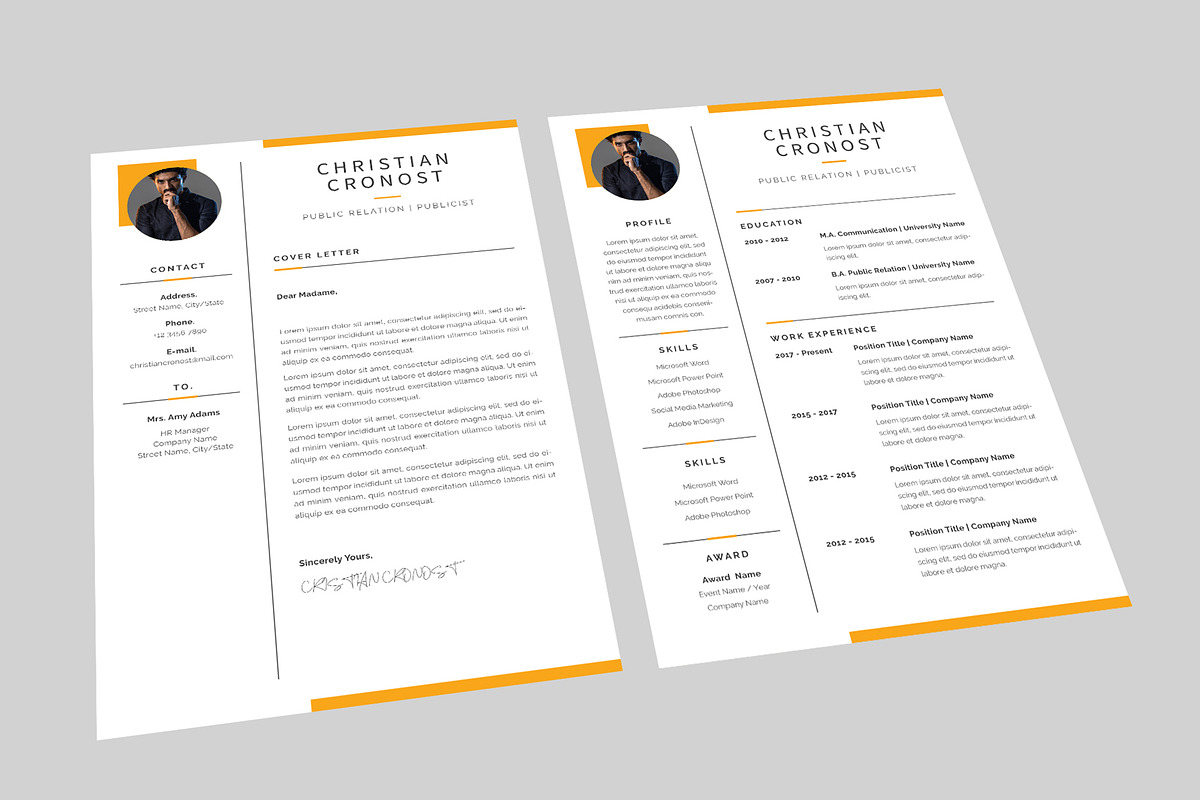 Christian Public Resume Designer in Resume Templates - product preview 8