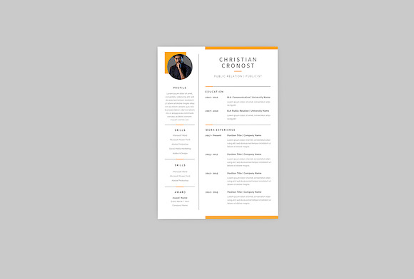 Christian Public Resume Designer in Resume Templates - product preview 2