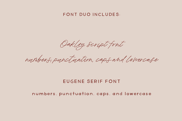 Eugene and Oakley Font Duo in Sans-Serif Fonts - product preview 17