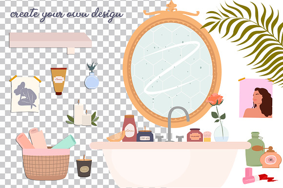 Lifestyle interior in Illustrations - product preview 4