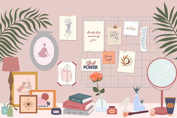 Lifestyle interior in Illustrations - product preview 6