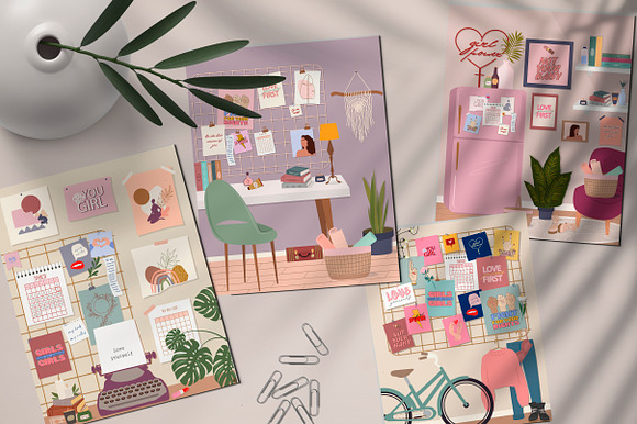 Lifestyle interior in Illustrations - product preview 7