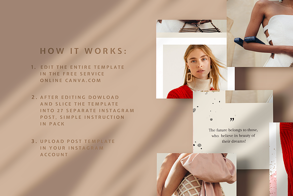 Fashion puzzle instagram - CANVA in Instagram Templates - product preview 2