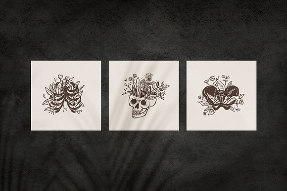 Magic Floral Icons in Illustrations - product preview 8