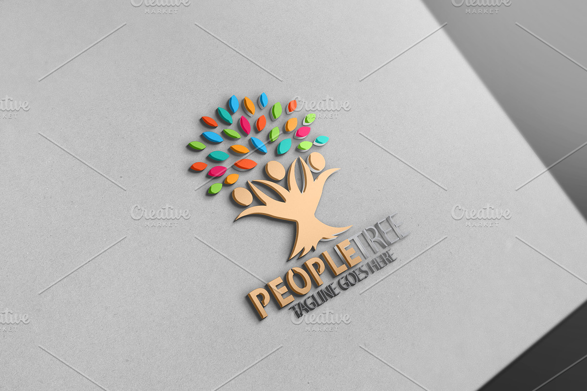 People Tree in Logo Templates - product preview 8