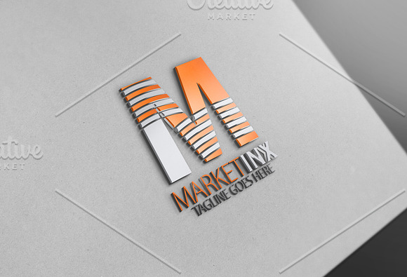 M Letter Logo in Logo Templates - product preview 1