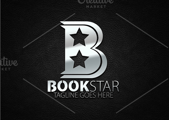 Book Star Logo in Logo Templates - product preview 2