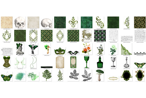 Absinthe Graphics Set in Illustrations - product preview 3