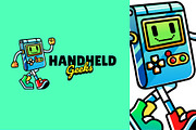 handheld gaming - Mascot Logo