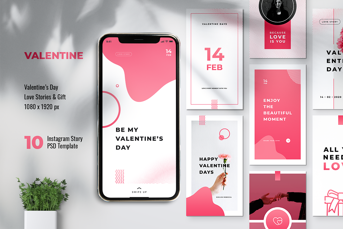 Happy Valentines Day Instagram Story in Instagram Templates - product preview 8