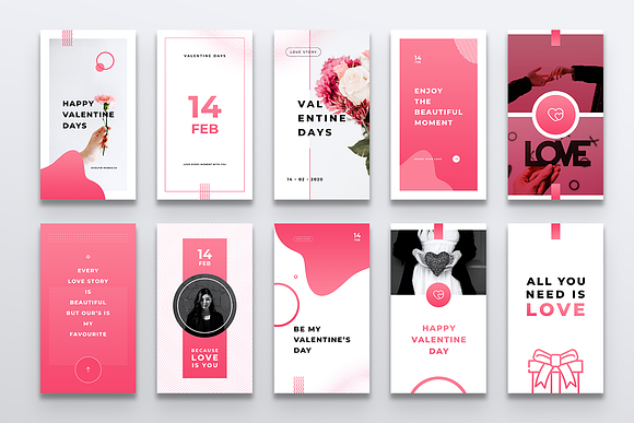 Happy Valentines Day Instagram Story in Instagram Templates - product preview 5
