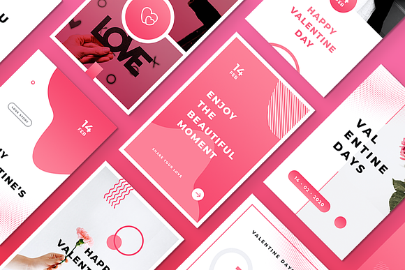Happy Valentines Day Pinterest Post in Pinterest Templates - product preview 4