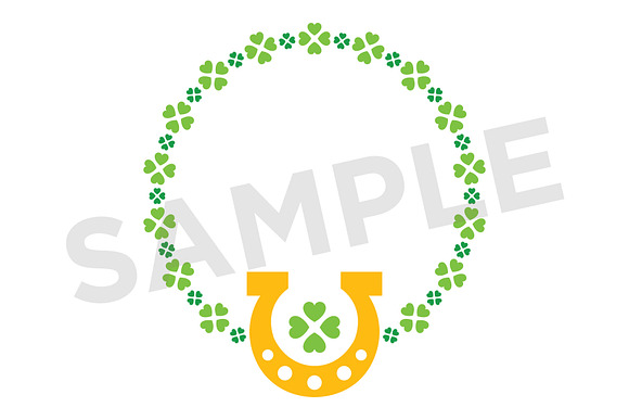 St. Patrick's Day Frame Set in Objects - product preview 7