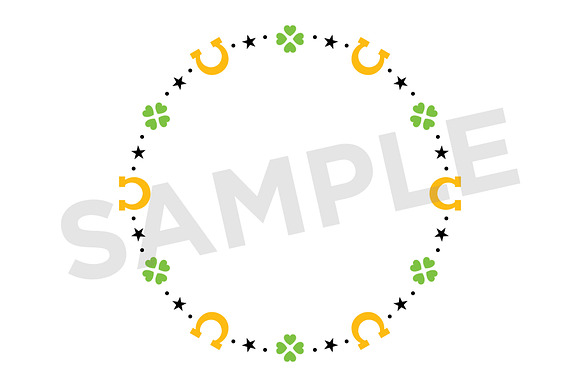 St. Patrick's Day Frame Set in Objects - product preview 8