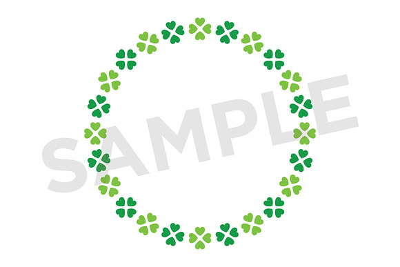 St. Patrick's Day Frame Set in Objects - product preview 9