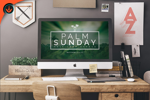 Palm Sunday Church Flyer in Flyer Templates - product preview 10