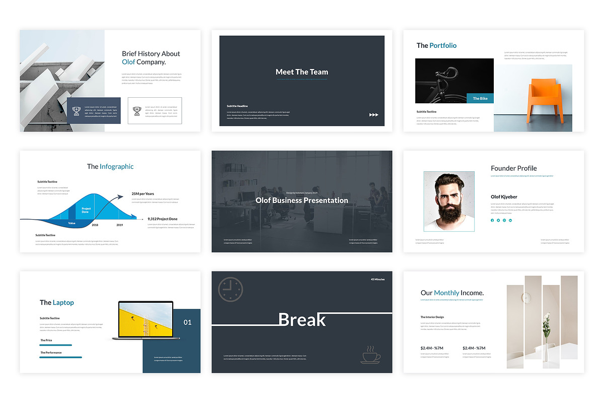 Olof - Keynote Template in Keynote Templates - product preview 8