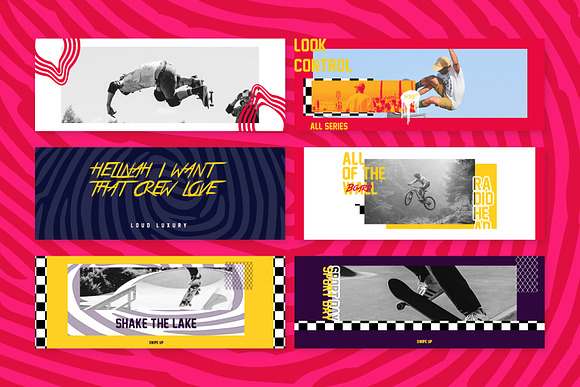 Skate Facebook Cover Templates in Facebook Templates - product preview 3