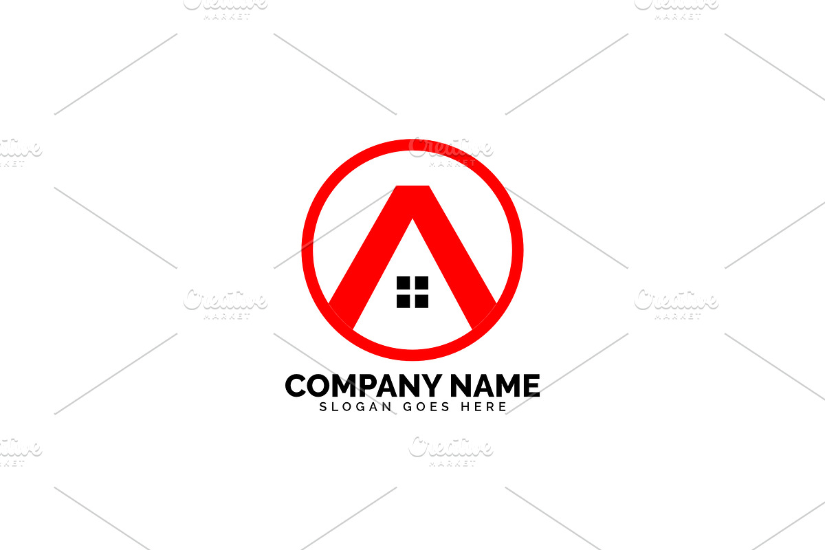 a letter house logo in Logo Templates - product preview 8