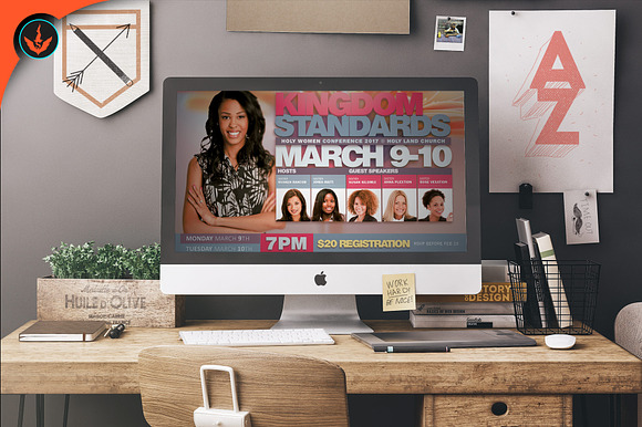 Kingdom Standards Women's Conference in Flyer Templates - product preview 4
