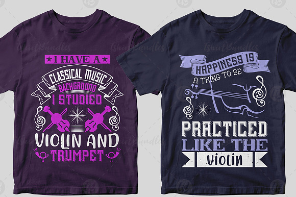 Editable Violin Tshirt Design Bun in Illustrations - product preview 23