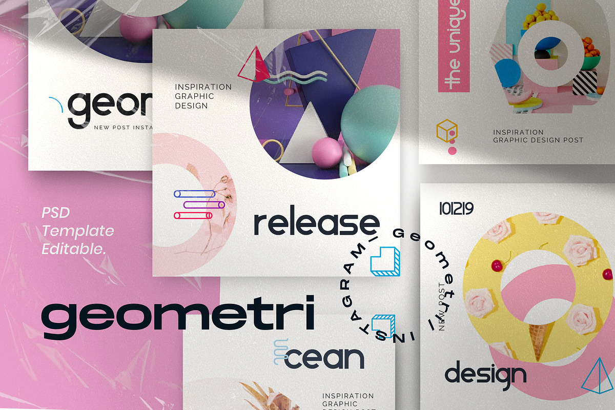 Geometri Brand Social Media Kit in Instagram Templates - product preview 8