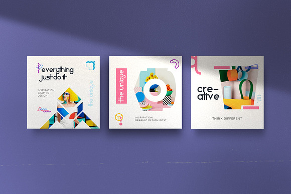 Geometri Brand Social Media Kit in Instagram Templates - product preview 4