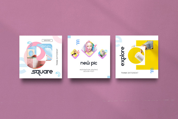 Geometri Brand Social Media Kit in Instagram Templates - product preview 5