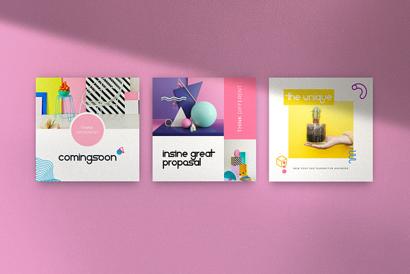 Geometri Brand Social Media Kit in Instagram Templates - product preview 6