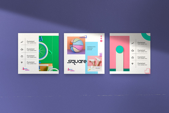 Geometri Brand Social Media Kit in Instagram Templates - product preview 7