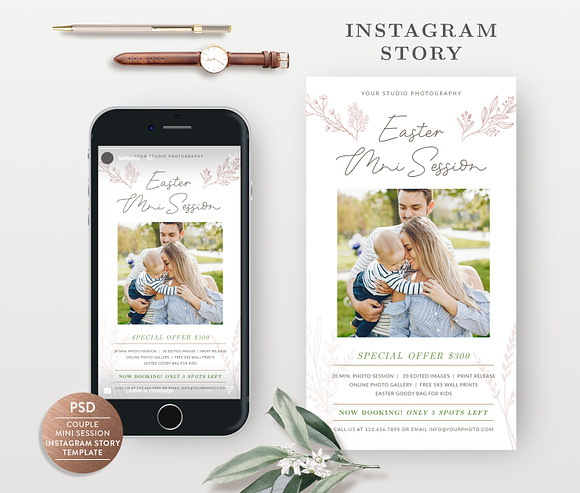 Instagram Template IS007 in Instagram Templates - product preview 2