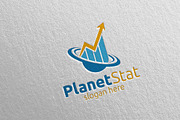 Planet Marketing Financial Logo 25
