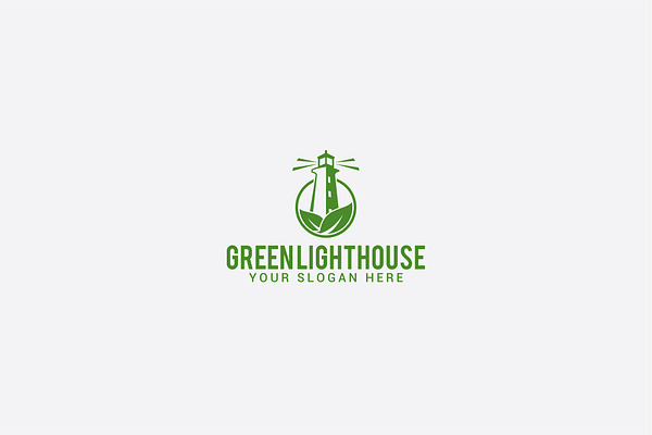 green lighthouse logo