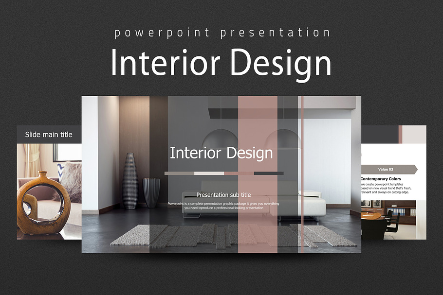 Modern Interior PPT Template Creative PowerPoint Templates Creative
