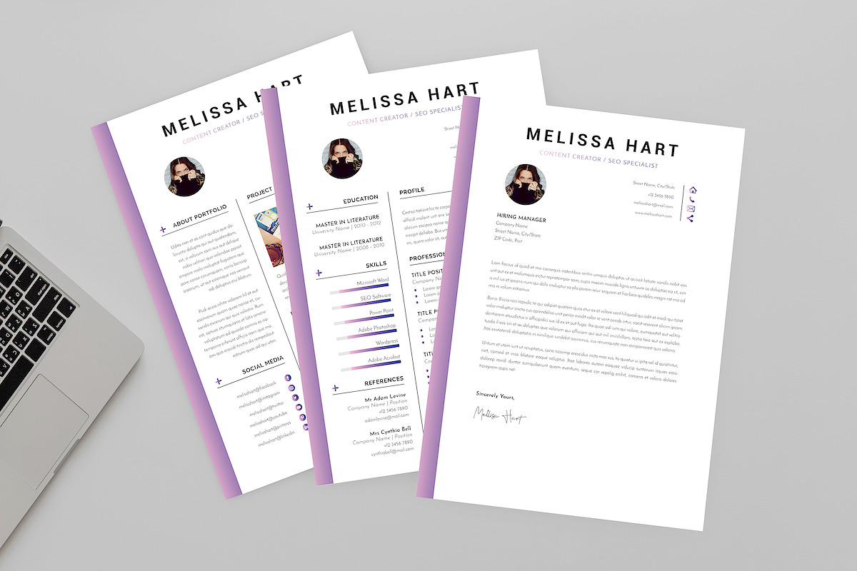 Melissa Seo Resume Designer in Resume Templates - product preview 8