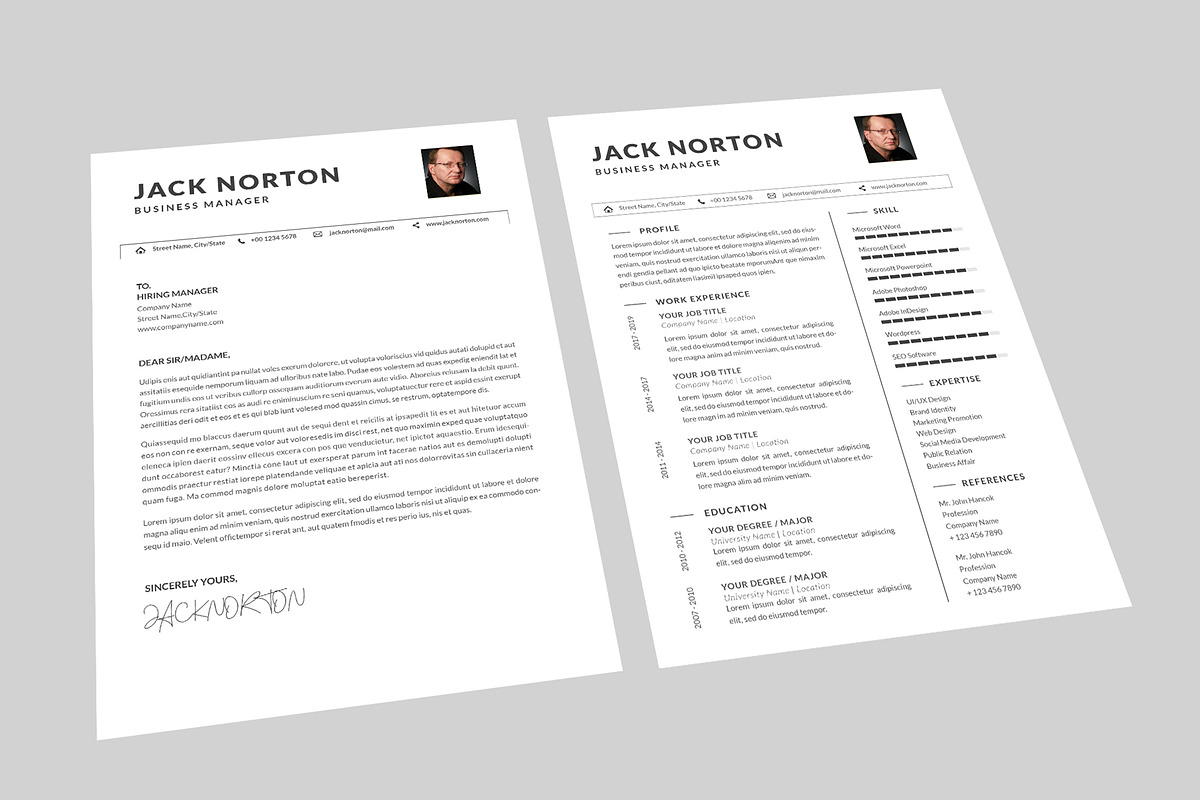 Jack Business Resume Designer in Resume Templates - product preview 8