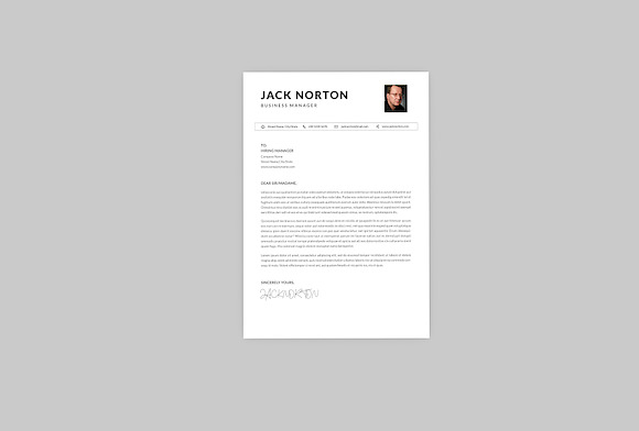 Jack Business Resume Designer in Resume Templates - product preview 1
