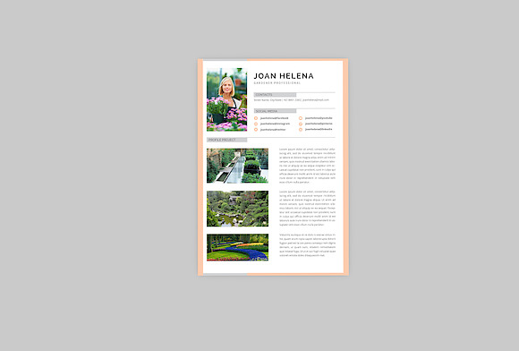 Joan Gardener Resume Designer in Resume Templates - product preview 3
