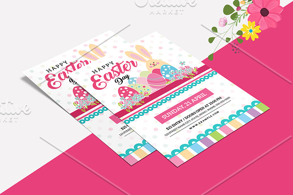 Easter Party Flyer - V1171 in Flyer Templates - product preview 2