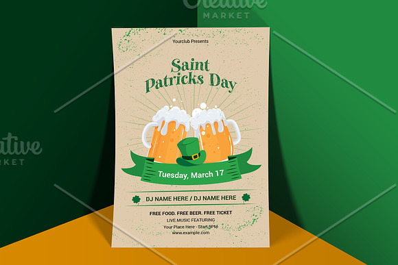 St. Patrick’s Day Flyer - V03 in Flyer Templates - product preview 1