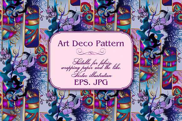 Art Deco Pattern in Patterns - product preview 1